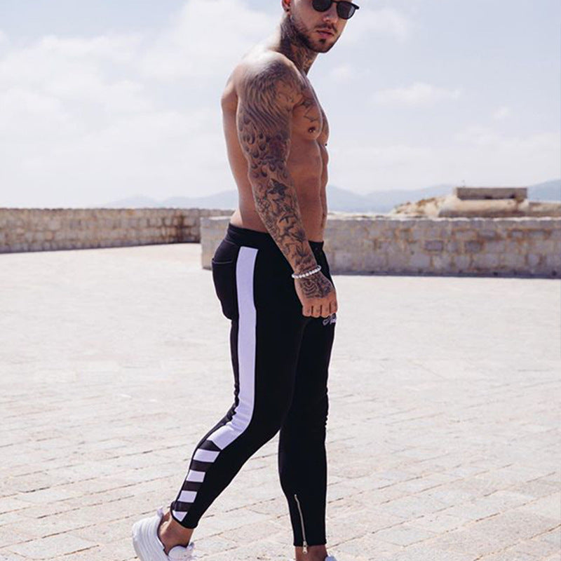 Men's Casual Sport Running Training Skinny Pants