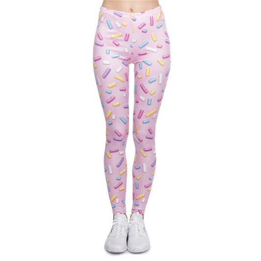 Printed cropped sport leggings